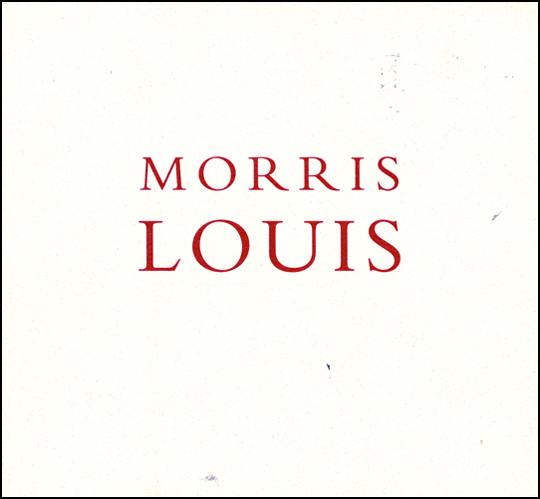 Morris Louis : Veils and Variations
