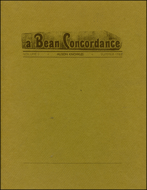A Bean Concordance
