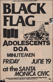 [Black Flag at the Santa Monica Civic [Six Pack] [Full Size] / Fri. Jun. 19 1981]