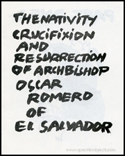 The Nativity Crucifixion and Resurrection of Archbishop Oscar Romero of El Salvador