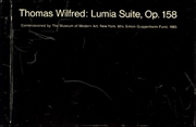 Thomas Wilfred : Lumia Suite, Op. 158