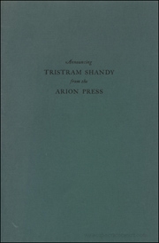 Announcing Tristram Shandy from the Arion Press
