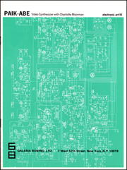 Paik - Abe : Video Synthesizer with Charlotte Moorman, Electronic Art III