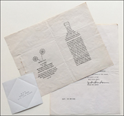 This Is Not Here [Water Talk Invitation, Signed Letter, R. S. P. Folding Invitation]