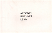 3 Installations : Acconci, Bochner, Le Va