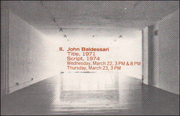 John Baldessari : Films