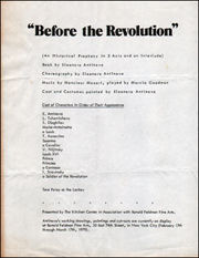 Before the Revolution