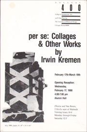 per se : Collages & Other Works by Irwin Kremen