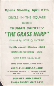 Circle-In-The-Square Presents Truman Capotes' 